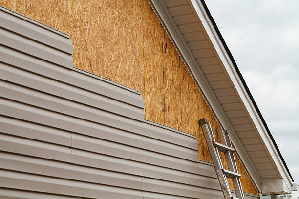Professional Wood Siding technician working in Blaine, WA